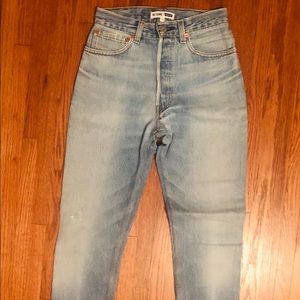 REDONE Vintage Levi’s High Rise Ankle Crop size 23